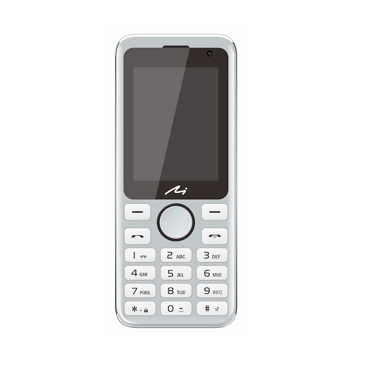 Navon Classic Mobiltelefon, Kártyafüggetlen, Dual SIM, 32MB, Ezüst