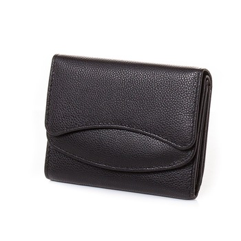 Portofel de dama din piele naturala Stilno A1053-08, Negru Portofel de dama din piele naturala Stilno A1053-08, Negru