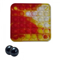 jucarie antistres pop it silicon patrat 13 cm rosu doua bile incluse imagen 48_0_
0