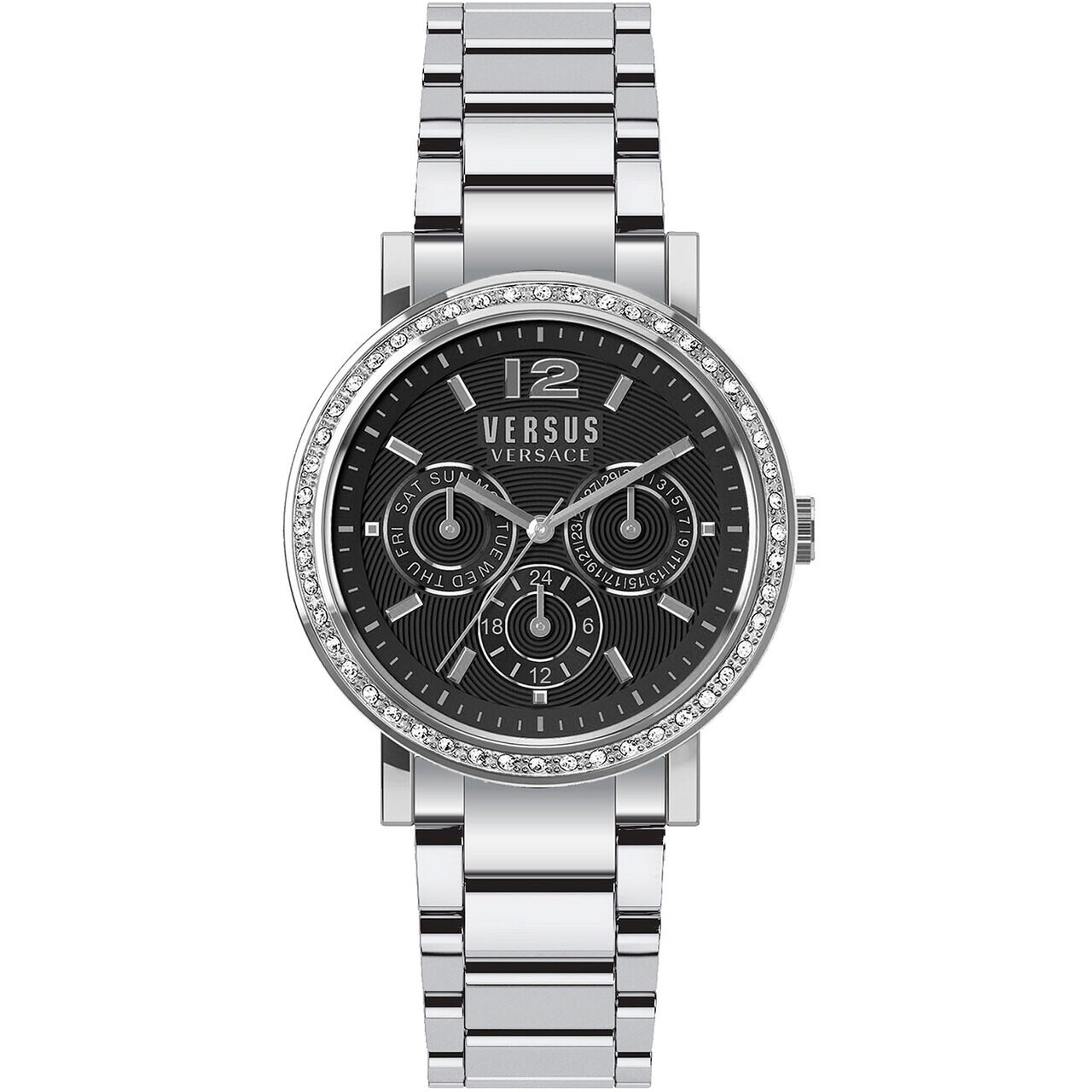 Ceas de dama Versus By Versace VSPOR2619, Quartz, 38mm, 5ATM, Argintiu