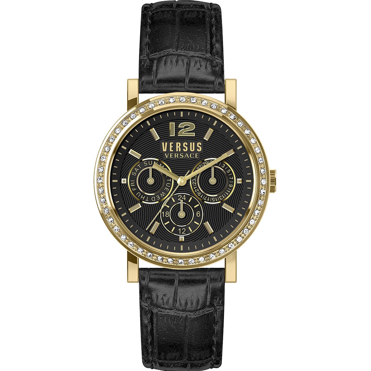 Ceas de dama Versus By Versace VSPOR2319, Quartz, 38mm, 5ATM, Auriu