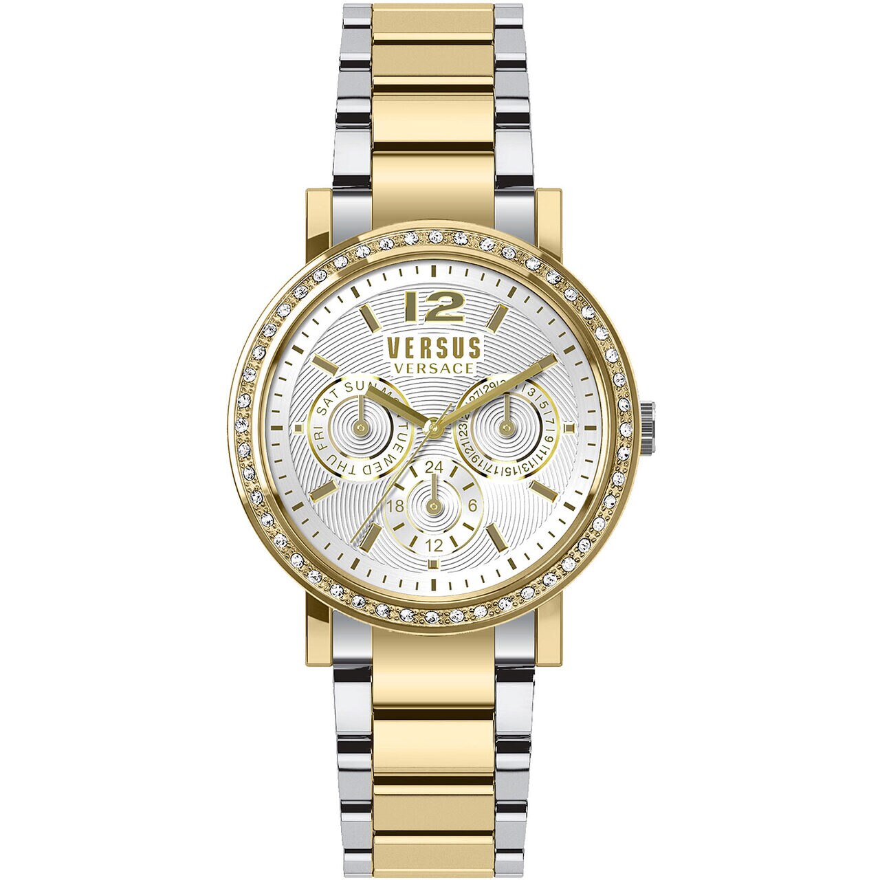 Ceas de dama Versus By Versace VSPOR2719, Quartz, 38mm, 5ATM, Auriu
