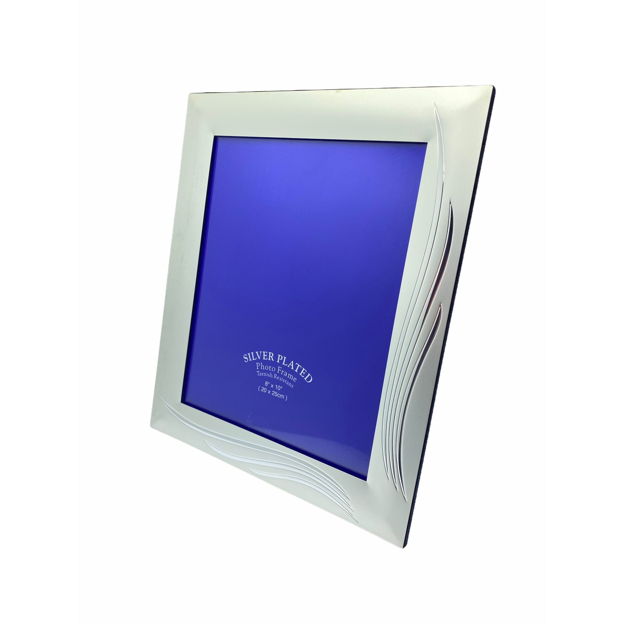 Rama foto plastic, Atelier, model sticla, Argintiu, 20x25cm