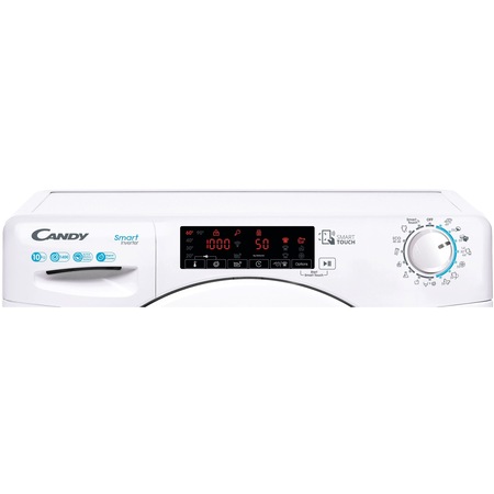 Masina de spalat rufe Candy Smart CS 1410TXME/1-S, 10 kg, 1400 RPM, Clasa A, Motor Inverter, Mix Power Systems, Easy iron, Alb