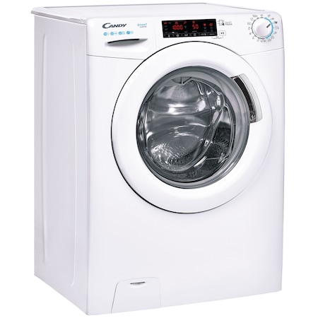 Пералня Candy Smart CS 1410TXME/1-S, 10 кг, 1400 об/мин, Клас A, Инверторен двигател, Mix Power Systems, Easy iron, Бял