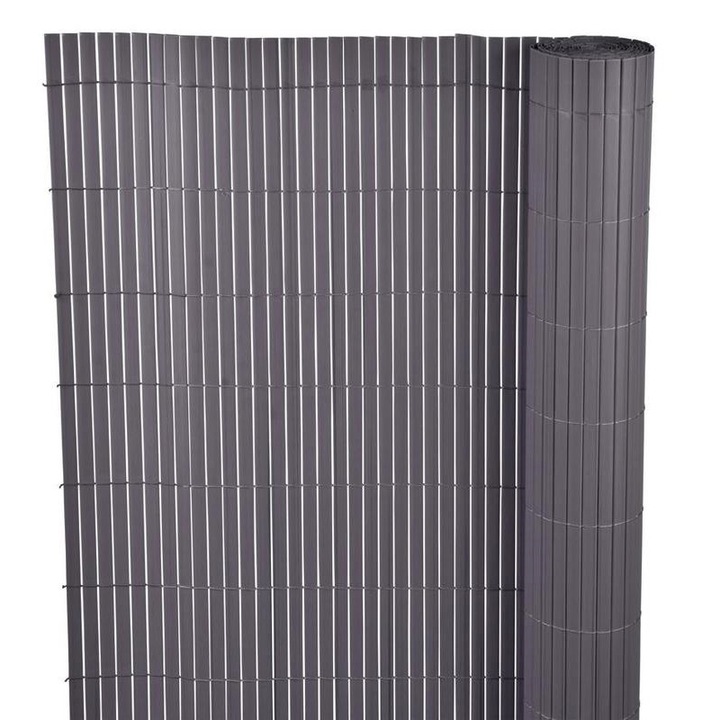 Ограда SGTT, PVC, 1.5 x 3 m, 1300 g/m2, устойчив на UV лъчи, Сив