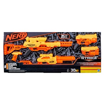 Set 5 blastere Nerf - Alpha Strike, Ultimate Mission, 30 proiectile Set 5 blastere Nerf - Alpha Strike, Ultimate Mission, 30 proiectile