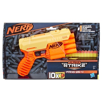 Blaster Nerf Alpha Strike - Fang QS-4, 10 proiectile Blaster Nerf Alpha Strike - Fang QS-4, 10 proiectile