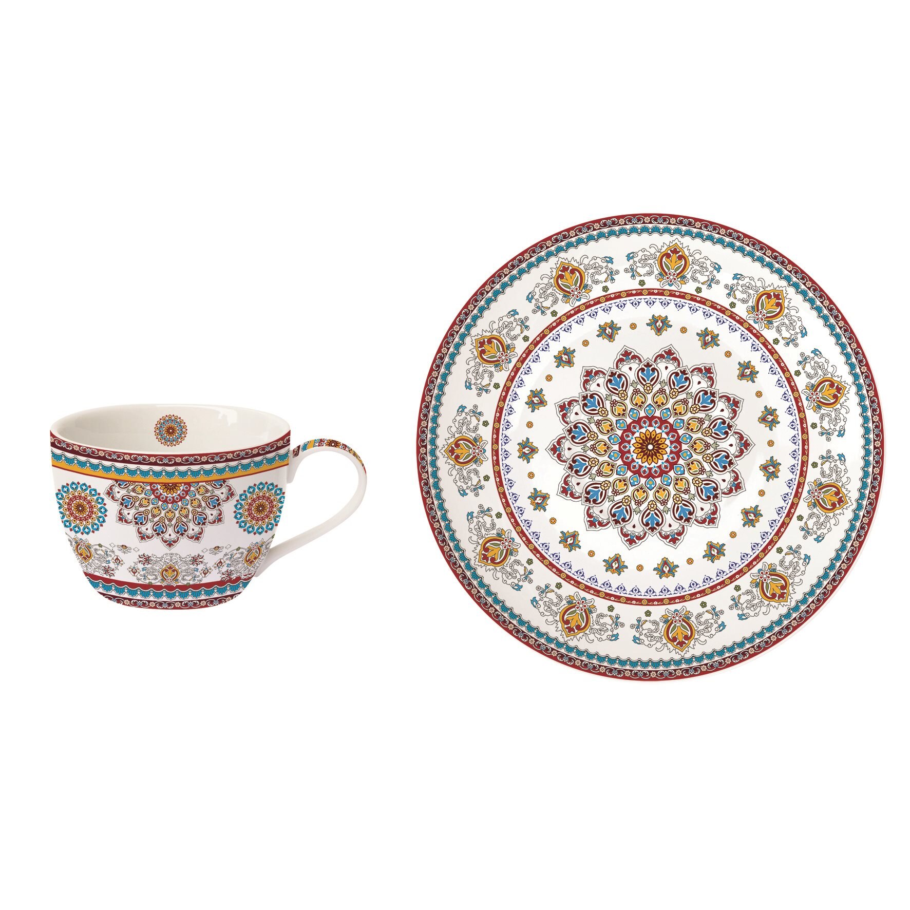 Set cana si farfurie 240 ml 