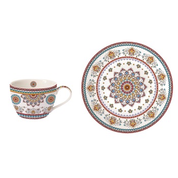Set cana si farfurie 240 ml  Set cana si farfurie 240 ml