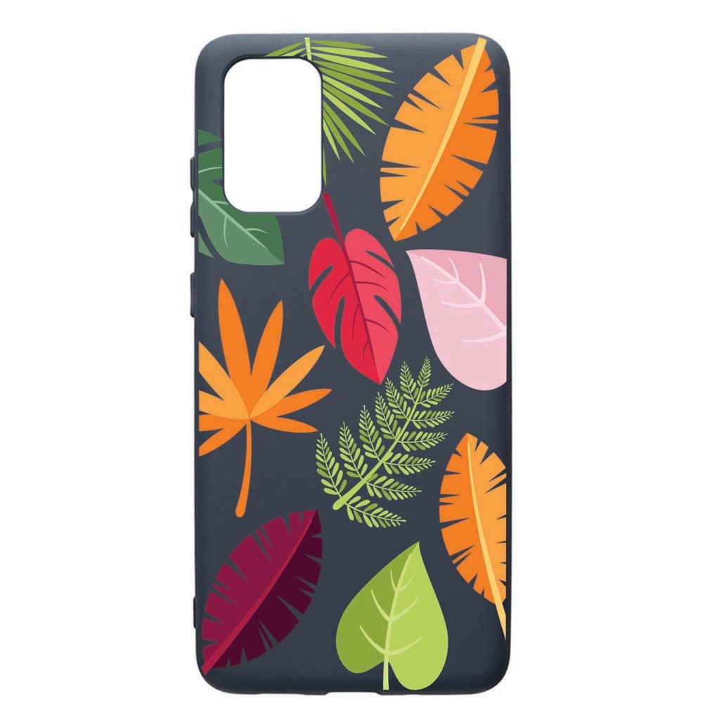 Husa Premium Silicon Compatibila Cu Samsung Galaxy S20 Plus, Feathers, cu interiorul din material textil, protectie camera, Alaskan Blue, PAB151