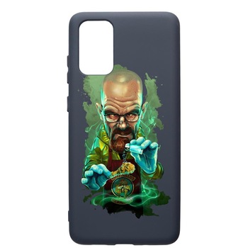 Husa Premium Silicon Compatibila Cu Samsung Galaxy S20 Plus, Breaking Bad, cu interiorul din material textil, protectie camera, Alaskan Blue, PAB367 Husa Premium Silicon Compatibila Cu Samsung Galaxy S20 Plus, Breaking Bad, cu interiorul din material textil, protectie camera, Alaskan Blue, PAB367
