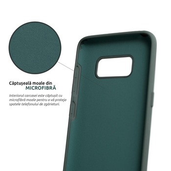 Husa Premium Silicon Compatibila Cu Samsung Galaxy S8, Breaking Bad, cu interiorul din material textil, protectie camera, Forest Green, PFG359 Husa Premium Silicon Compatibila Cu Samsung Galaxy S8, Breaking Bad, cu interiorul din material textil, protectie camera, Forest Green, PFG359