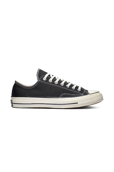 Converse, Tenisi unisex cu varf intarit Chuck Taylor All Star, Negru, 10