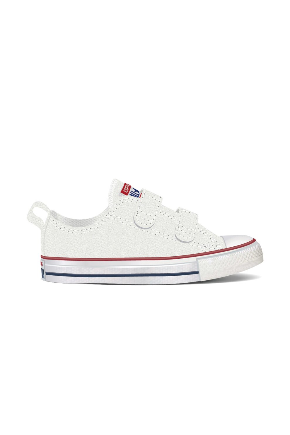 Converse, Tenisi de piele ecologica Chuck Taylor All Star 2V, Alb, 25 EU