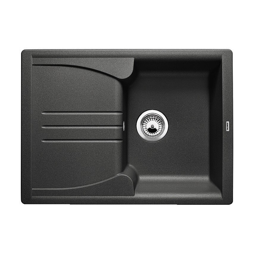 Chiuveta Blanco ENOS 40 S Silgranit antracit, 680 x 500 x 175 mm