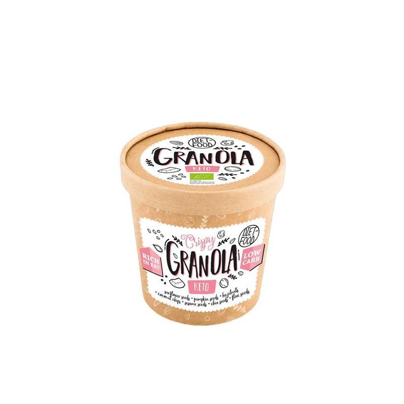 Mic Dejun Keto Granola Bio 70 grame Diet Food