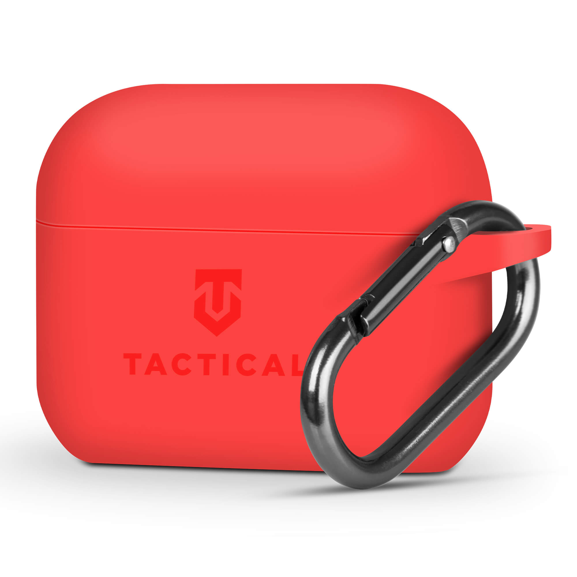 Carcasa termopoliuretanica pentru Apple AirPods Pro, Tactical Velvet Smoothie Carabiner (rosu)