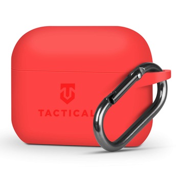 Carcasa termopoliuretanica pentru Apple AirPods Pro, Tactical Velvet Smoothie Carabiner (rosu) Carcasa termopoliuretanica pentru Apple AirPods Pro, Tactical Velvet Smoothie Carabiner (rosu)