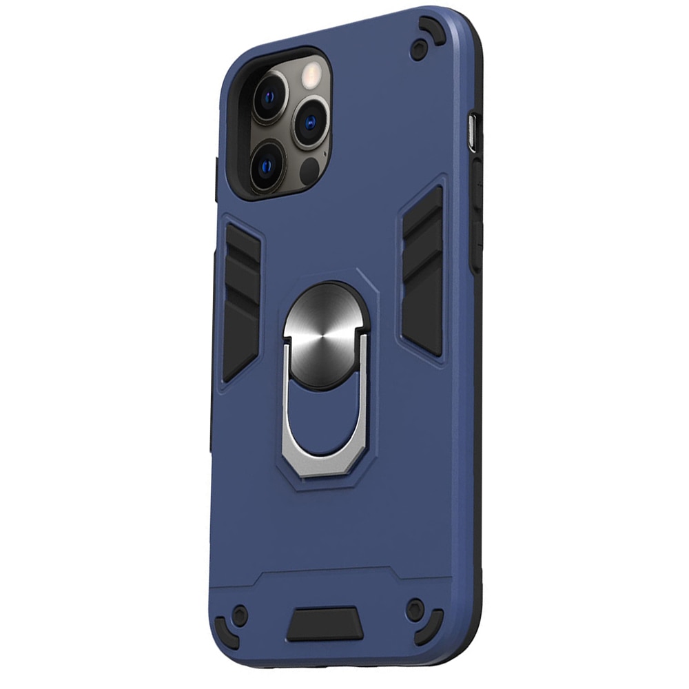 Husa Lemontti Armour Series 2 in 1 compatibila cu iPhone 12 Pro Max, Royal Blue