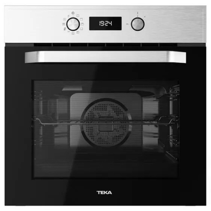 Cuptor incorporabil Teka Easy, HCB6539P, 10 functii, control tactil, DualClean, usa rece cu 3 pahare, display LED