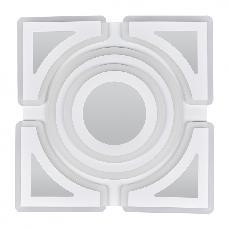 Plafoniera Lilium, Alb, led 98w, 3000k-4000k-6000k, 2300