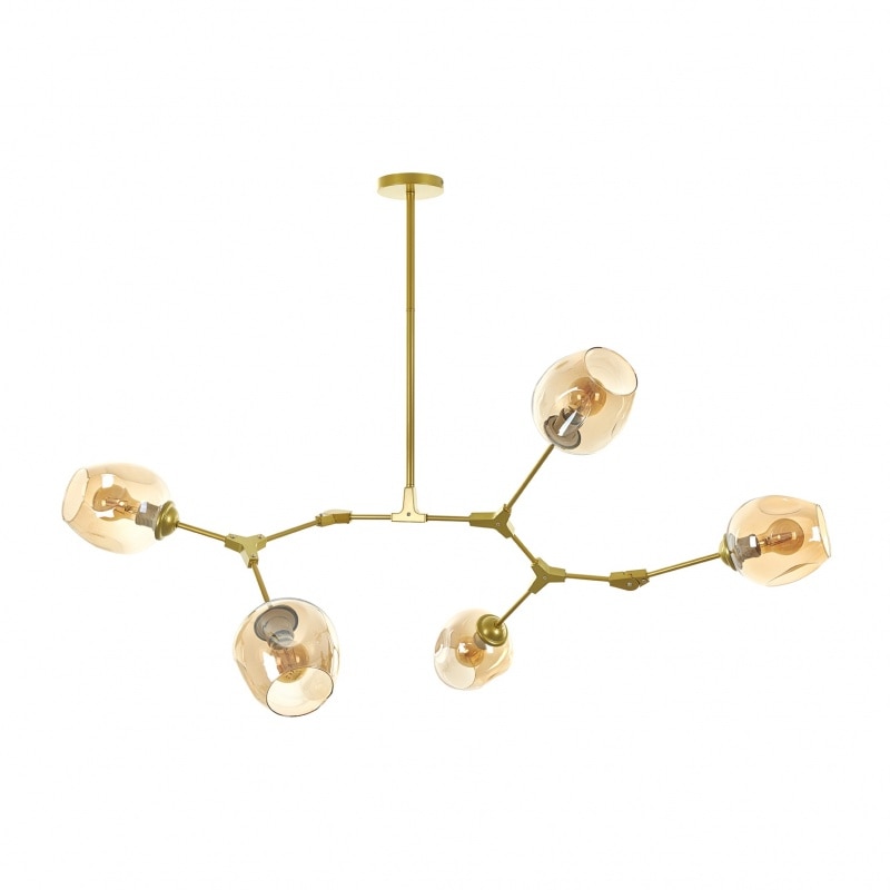 Lustra DNA, auriu, 5xe27, el 2325/5 gd