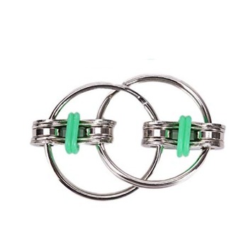 Jucarie senzoriala antistres, Fidget Metalic Triplu Spinner, Verde, 3 cm, +3 ani, Urban Trends ®️ Jucarie senzoriala antistres, Fidget Metalic Triplu Spinner, Verde, 3 cm, +3 ani, Urban Trends ®️