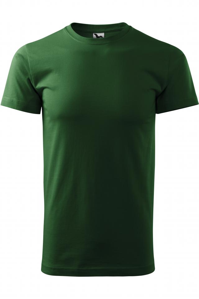 Tricou unisex Heavy New, verde sticla, marime 2XL