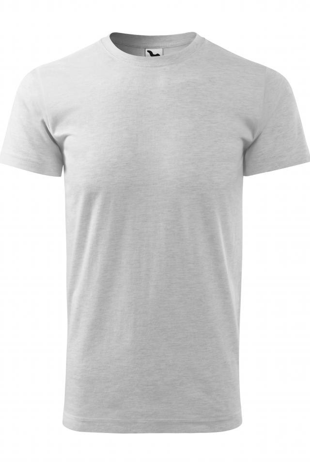 Tricou unisex Heavy New, Gri deschis