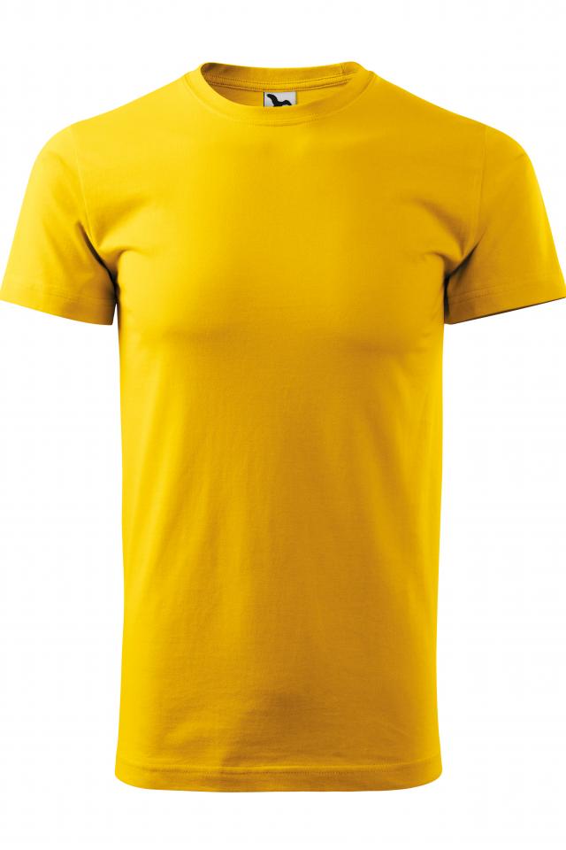 Tricou unisex Heavy New, Galben
