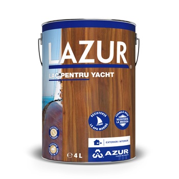 Lac Lazur pentru yacht teak Azur 4l Lac Lazur pentru yacht teak Azur 4l
