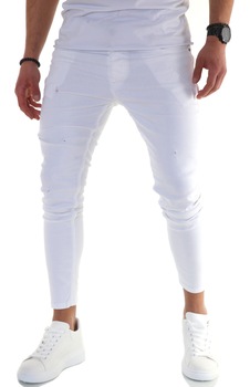 Blugi simpli, pentru barbati, slim fit Blugi simpli, pentru barbati, slim fit