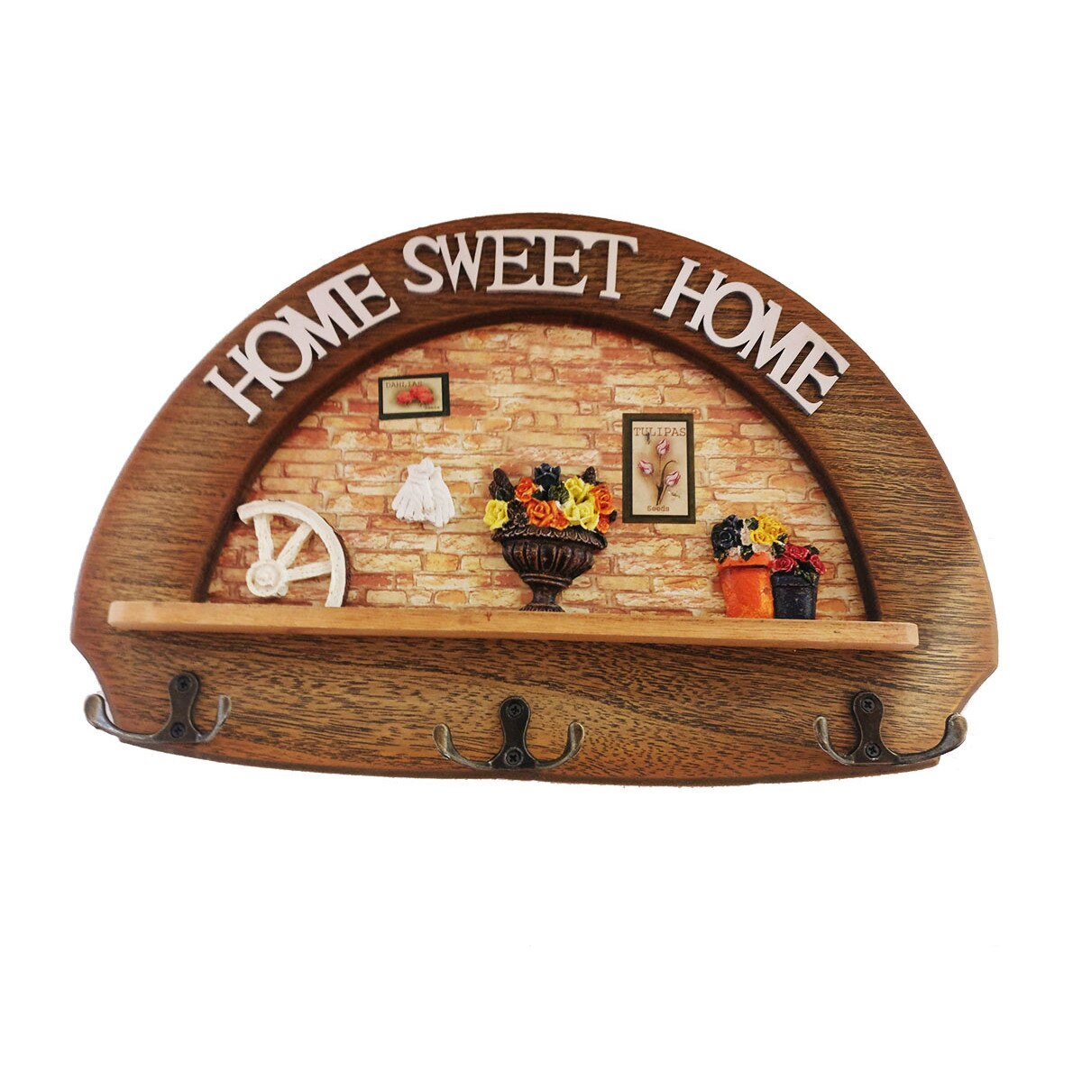 Cuier Home Sweet, 3 agatatori, 36 cm, H40AX - eMAG.ro