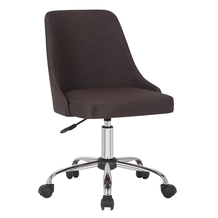 Scaun de birou, maro/crom,48x57x78-88 cm, mobHAUS