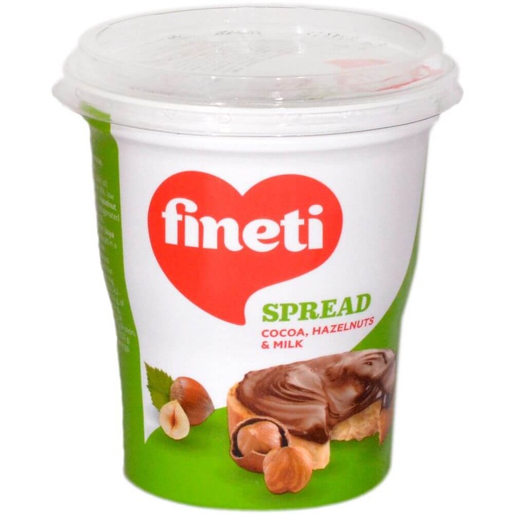 Fineti Spread csokikrém, 400 g, mogyoró ízű