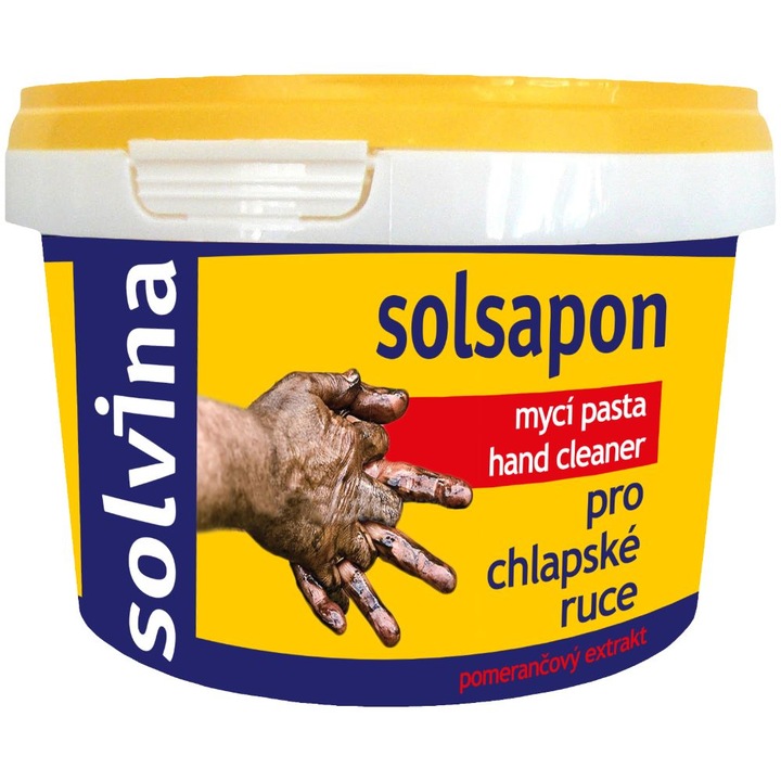 Solvina Solsapon Абразивна почистваща паста за ръце, 500 мл