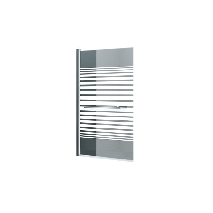 Paravan cada EGO-1121, sticla securizata 6 mm, Sablat Partial, 94x140 cm, tratament Nano Easy Clean