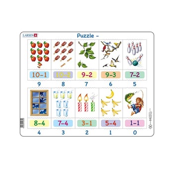 Puzzle maxi Scaderi cu imagini, orientare tip vedere, 20 de piese, Larsen Puzzle maxi Scaderi cu imagini, orientare tip vedere, 20 de piese, Larsen