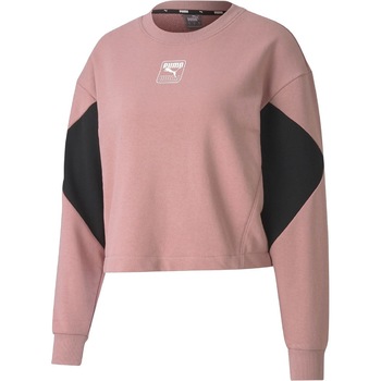 Bluza Puma Rebel Crew Sweat 583559 16 pentru femei, Roz, Marime L Bluza Puma Rebel Crew Sweat 583559 16 pentru femei, Roz, Marime L