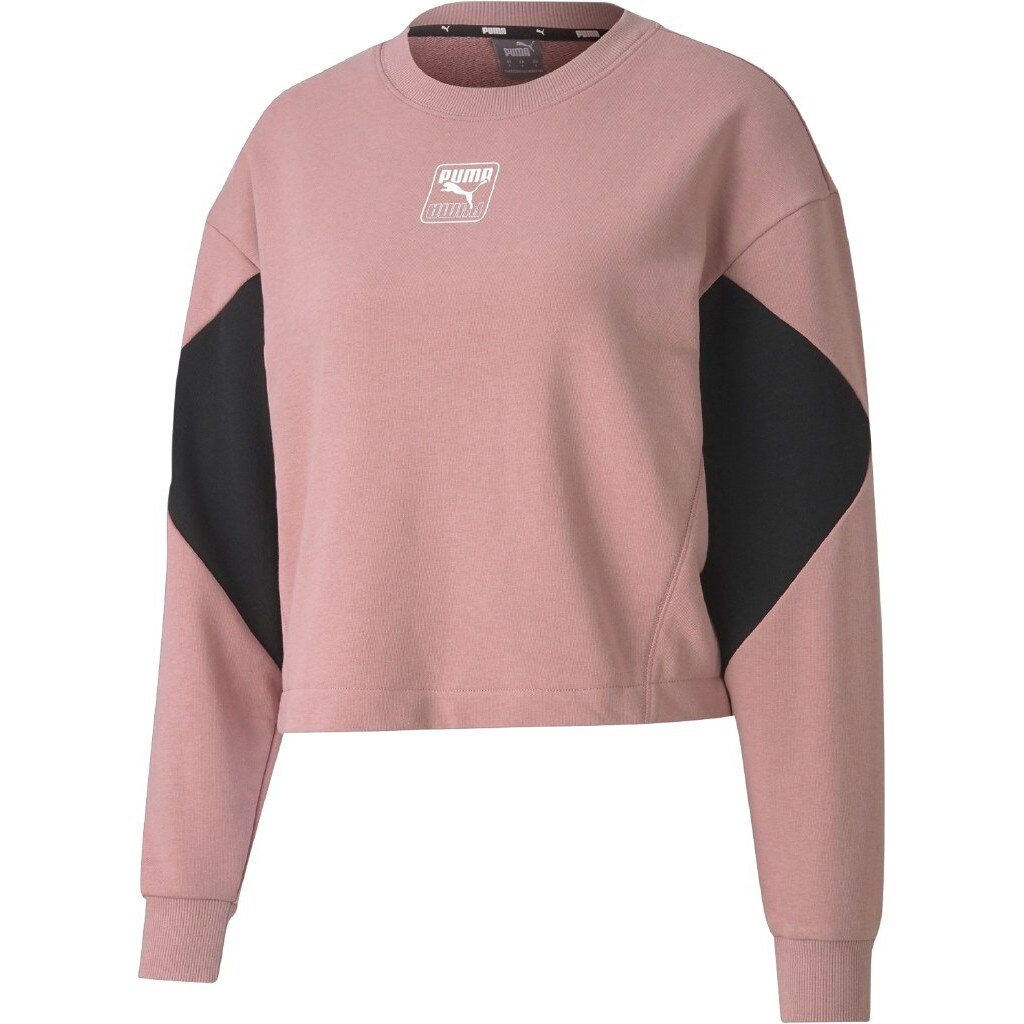 Bluza Puma Rebel Crew Sweat 583559 16 pentru femei, Roz, Marime M