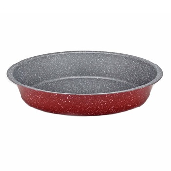 Tava de copt Voltz V51222RR28, 28 cm, Finisaj marmura, Rosu Tava de copt Voltz V51222RR28, 28 cm, Finisaj marmura, Rosu