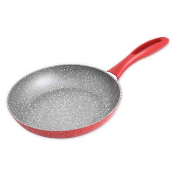 Tigaie Voltz V54419A20, 20 cm, 4 mm, Acoperire marmura, Inductie, Rosu Tigaie Voltz V54419A20, 20 cm, 4 mm, Acoperire marmura, Inductie, Rosu