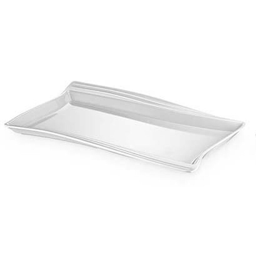 Platou melamina servire dreptunghiulara RAKI RIVA WHITE 32,5x53x3,5cm