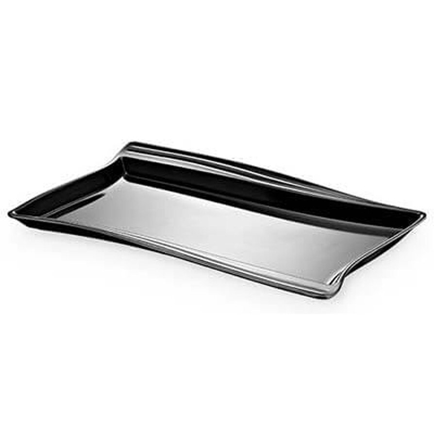 Platou melamina servire dreptunghiulara RAKI RIVA BLACK 32,5x53x3,5cm