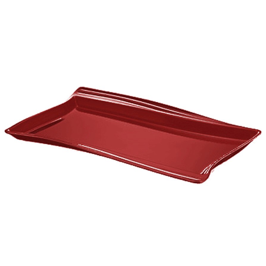 Platou melamina servire dreptunghiulara RAKI RIVA RED 32,5x53x3,5cm