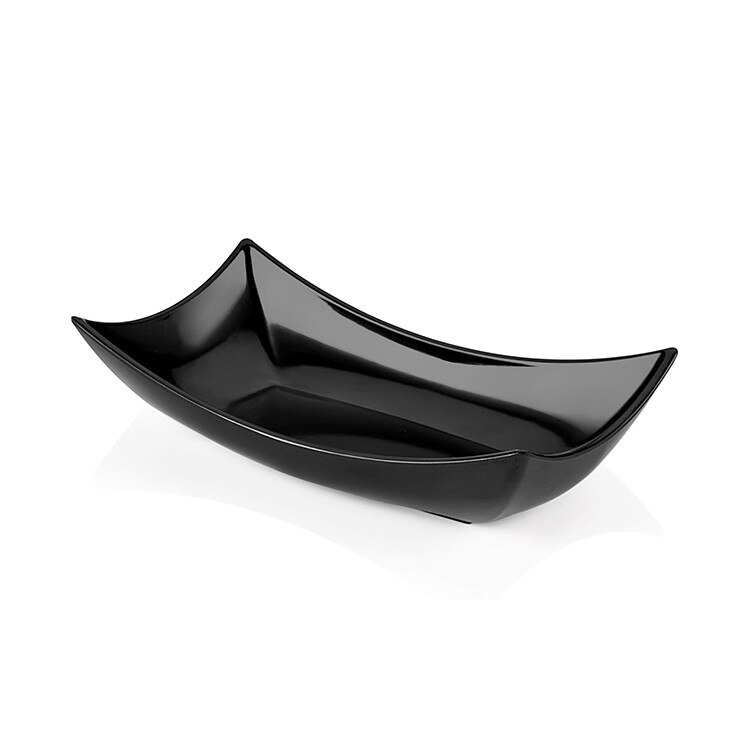 Platou bufet dreptunghiular melamina neagra RAKI 38x19xh10 cm