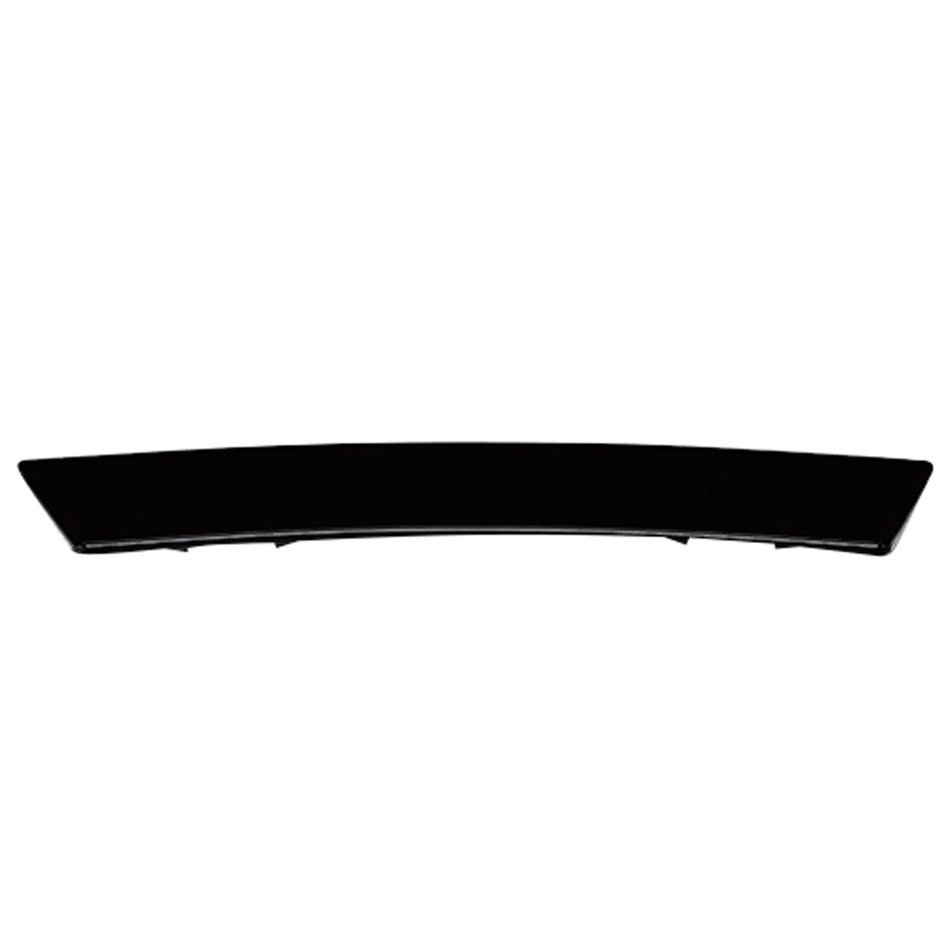 Platou curbat melamina RAKI 19x46cm negru