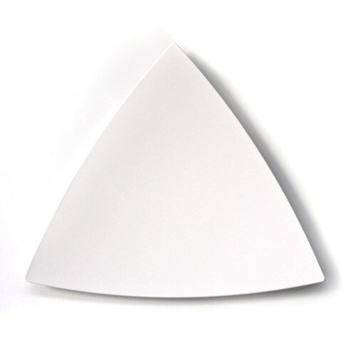 Platou RAKI triunghi melamina 47,5x47,5x1cm alb