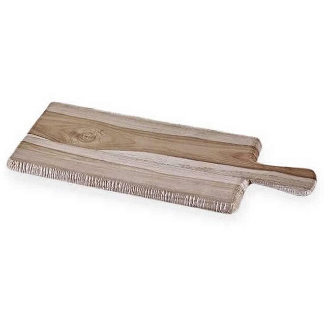Tava,platou servire RAKI 35cm cu maner din melamin cu imitatie lemn
